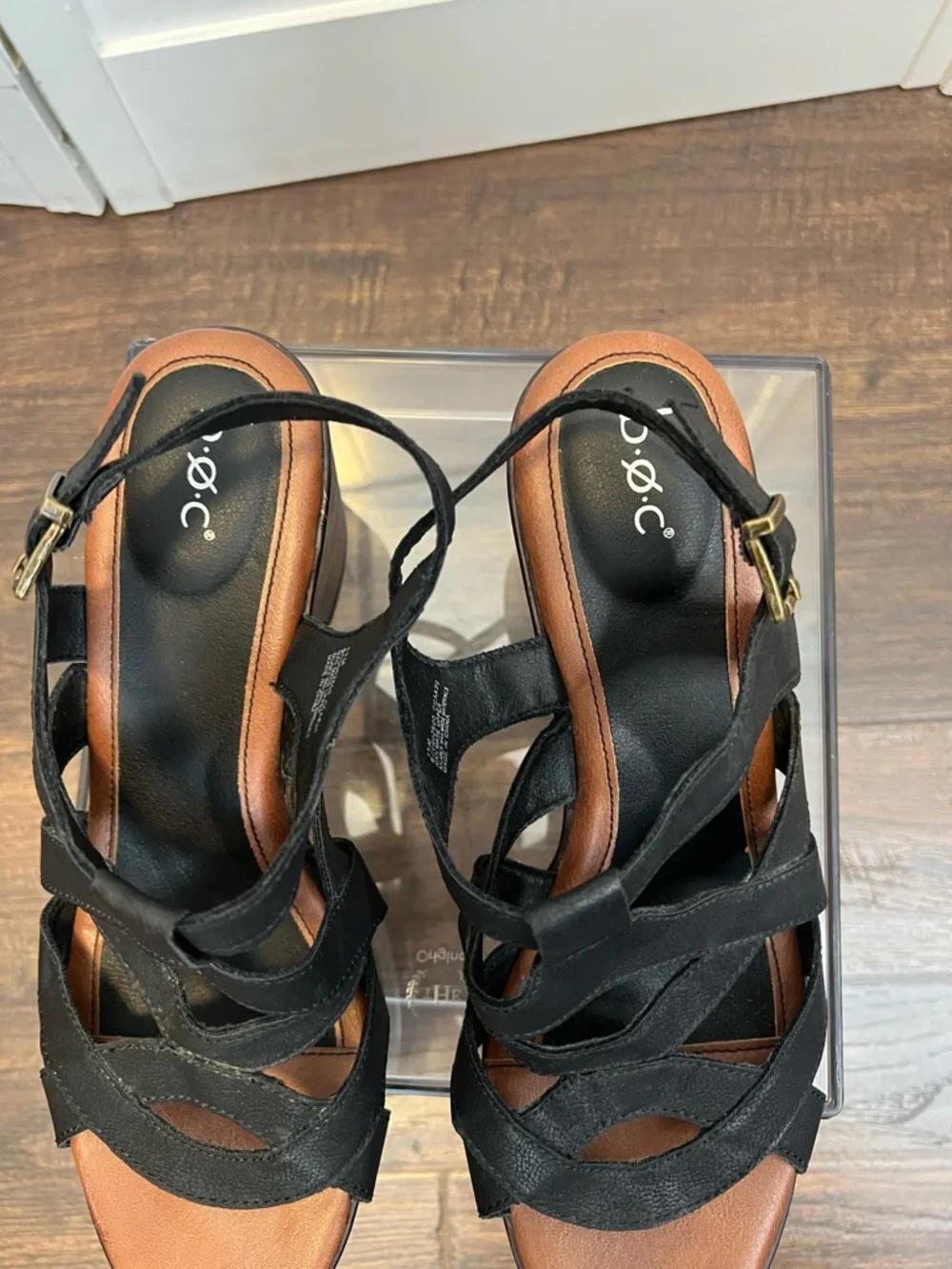 b.o.c. black faux